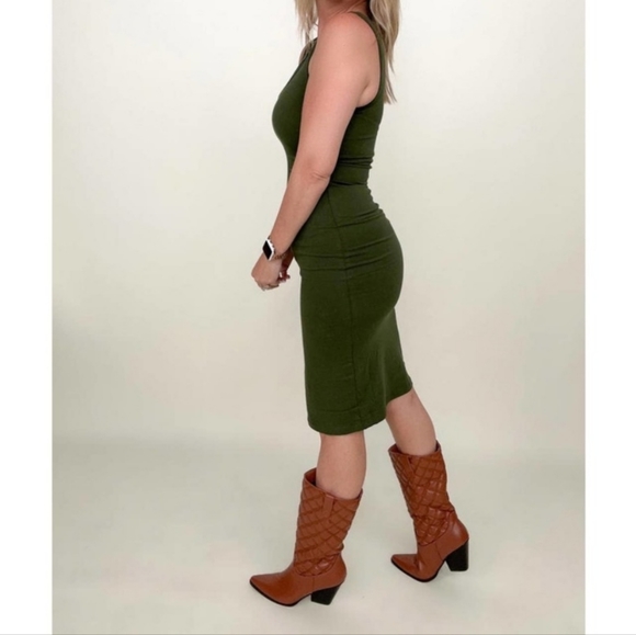 Quilted Western Boots Brown Size 8.5 - Picture 4 of 8